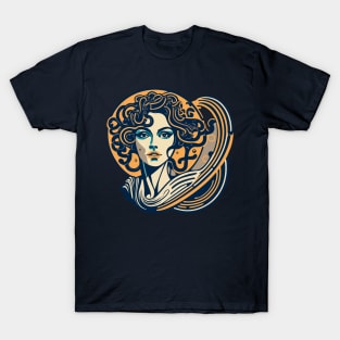 Woman in the style of Gustav Klimt T-Shirt